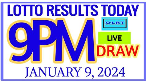 Swertres 9PM Results for January 23, 2024 .